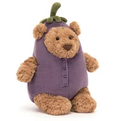 Bartholomew Bear Aubergine Hot