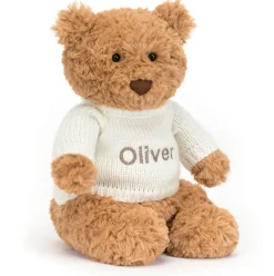 Bartholomew Bear with Personalised Cream Jumper New