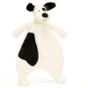 Bashful Black & Cream Puppy Comforter Clearance