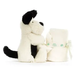 Bashful Black & Cream Puppy Soother Clearance