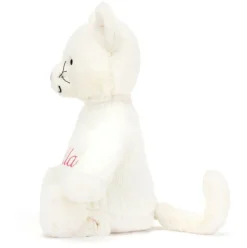 Bashful Cream Kitten with Personalised Cream Jumper