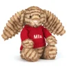 Bashful Luxe Bunny Juniper with Personalised Red Jumper Online