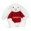 Bashful Luxe Bunny Luna with Personalised Red Jumper Online