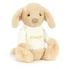 Bashful Luxe Puppy Orlando with Personalised Cream Jumper Online