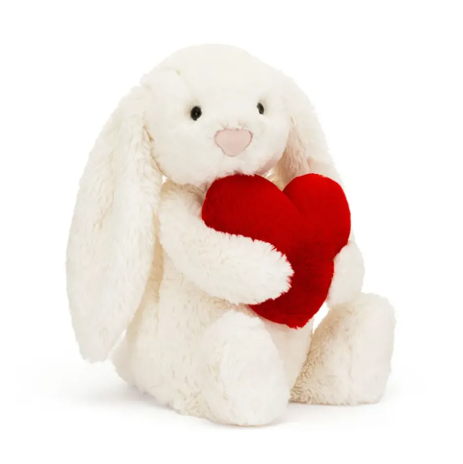 Bashful Red Love Heart Bunny Hot