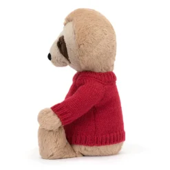 Bashful Sloth with Personalised Red Jumper Clearance