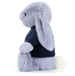 Bashful Viola Bunny with Personalised Navy Jumper Sale