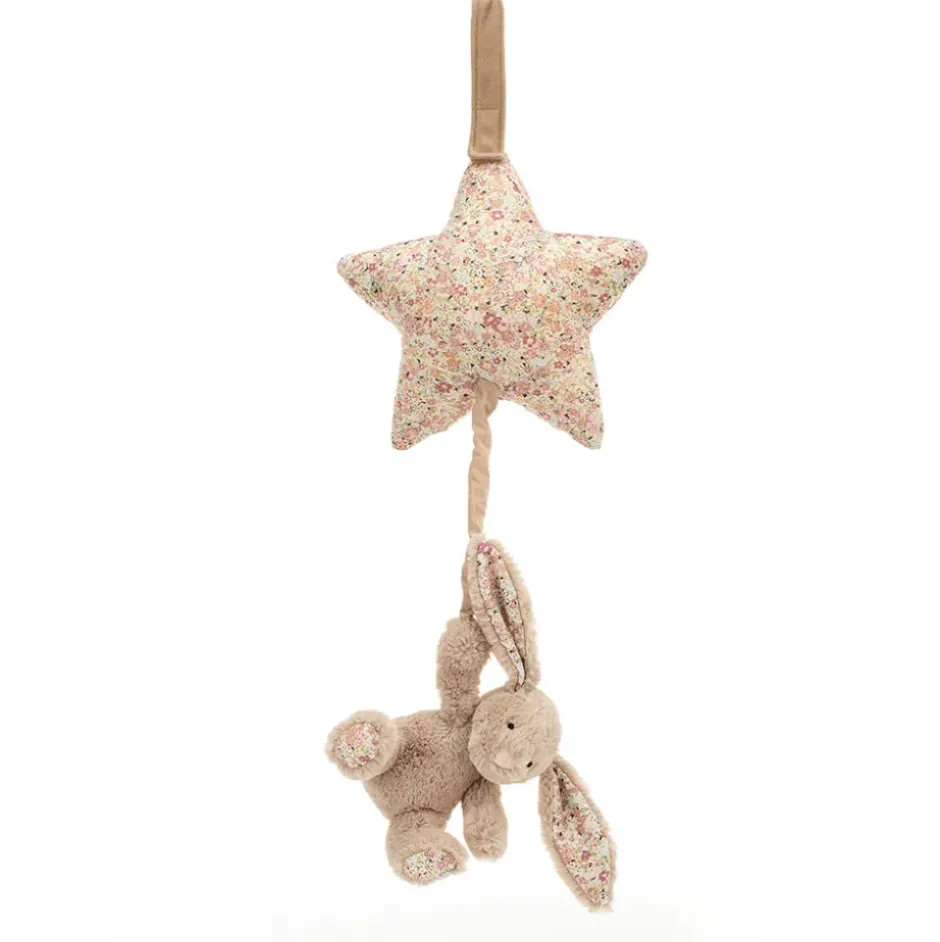 Blossom Bea Beige Bunny Musical Pull Discount