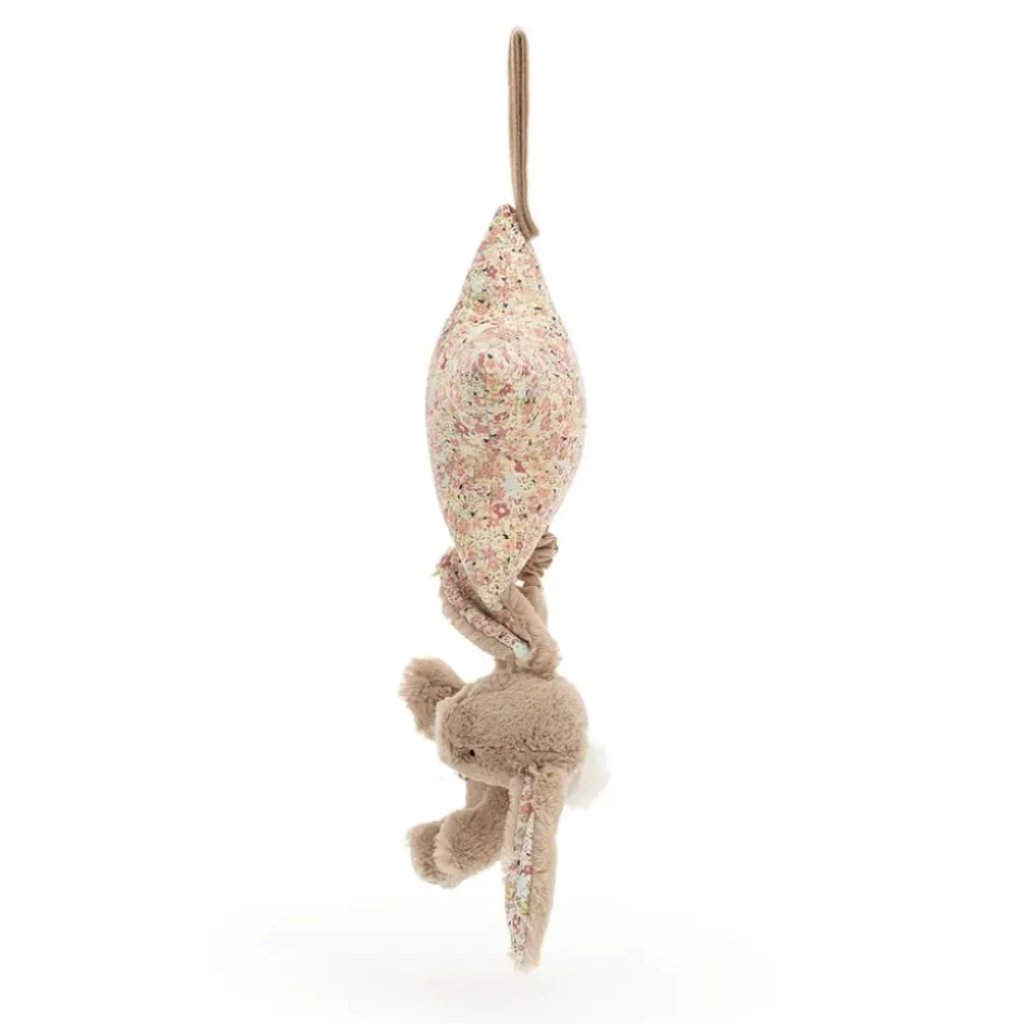 Blossom Bea Beige Bunny Musical Pull Discount