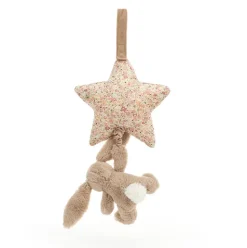 Blossom Bea Beige Bunny Musical Pull Discount