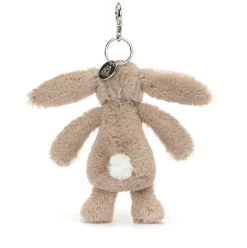 Blossom Beige Bunny 'Petal' Bag Charm Hot