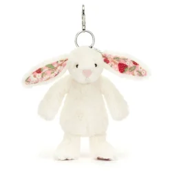 Blossom Cream Bunny 'Berry' Bag Charm Outlet