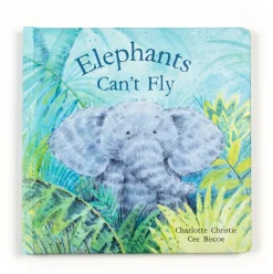 Elephants Can't Fly Book and Fuddlewuddle Elephant Medium