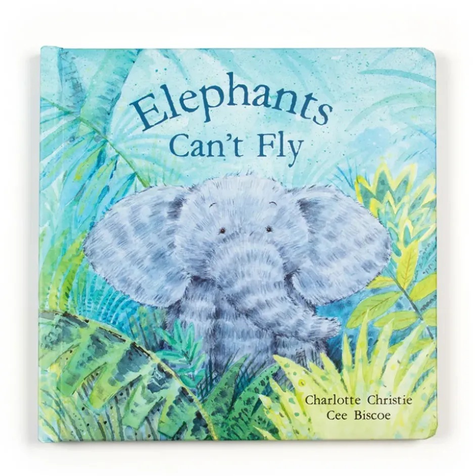Elephants Can't Fly Book and Fuddlewuddle Elephant Medium