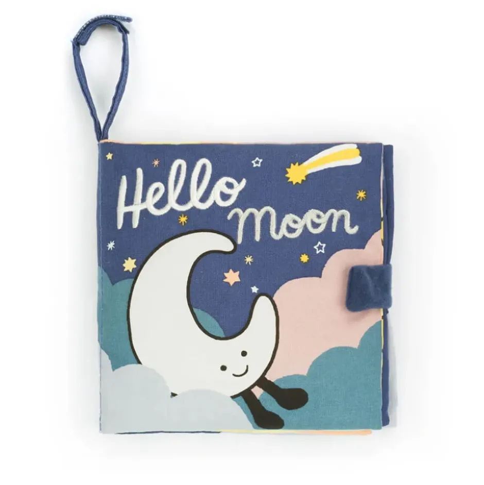 Hello Moon Fabric Book and Amuseables Moon Medium