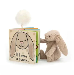 If I Were A Bunny Book and Bashful Beige Bunny Small