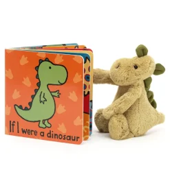 If I Were A Dinosaur Book and Bashful Dino Small New