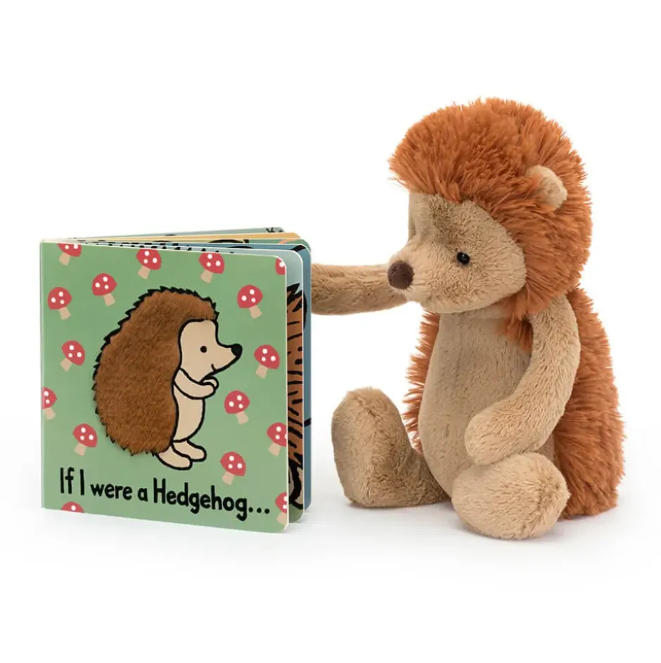 If I Were A Hedgehog Board Book and Bashful Hedgehog Medium Sale
