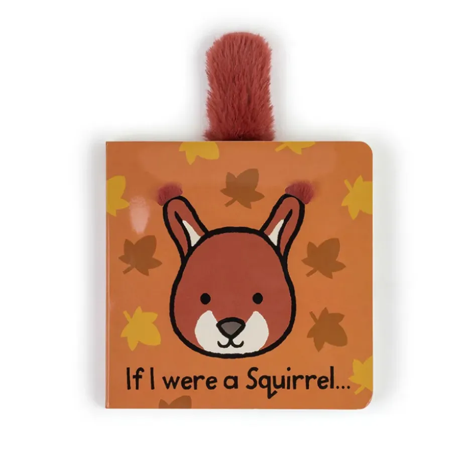 If I Were a Squirrel Board Book and Bashful Squirrel Medium New