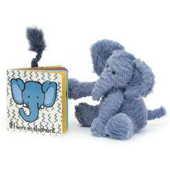 If I Were An Elephant Board Book and Fuddlewuddle Elephant Medium Best