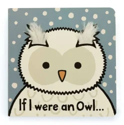 If I Were An Owl Board Book and Bashful Owl Medium Sale