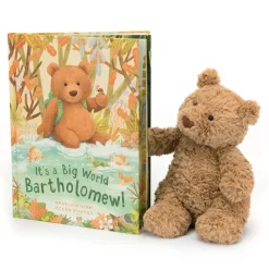 It's a Big World Bartholomew Book and Bartholomew Bear Medium Best