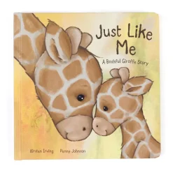 Just Like Me Book and Bashful Giraffe Medium Best