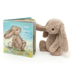 Lapin Timide Et Ses Petites Aventures and Bashful Beige Bunny Medium