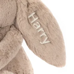 Personalised Bashful Beige Bunny 'Birthday' Hot