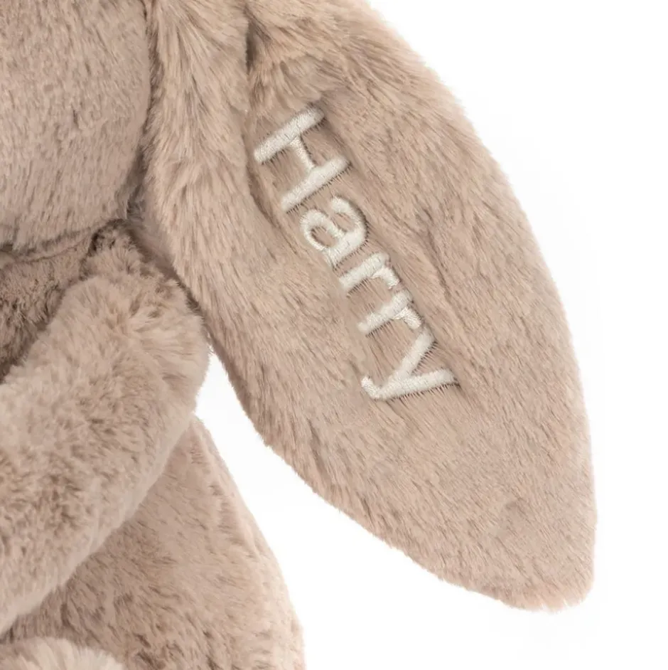 Personalised Bashful Beige Bunny 'Birthday' Hot