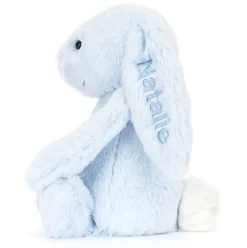 Personalised Bashful Blue Bunny Medium Best