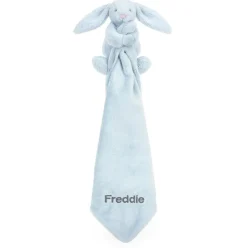 Personalised Bashful Blue Bunny Soother Sale