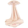 Personalised Bashful Blush Bunny Blankie Hot