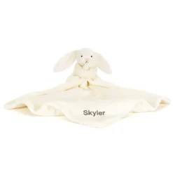 Personalised Bashful Cream Bunny Soother New