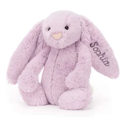 Personalised Bashful Lilac Bunny Medium Sale