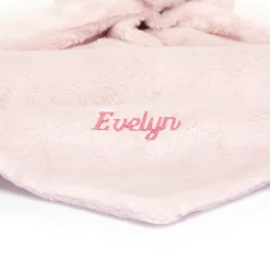 Personalised Bashful Pink Bunny Soother Clearance