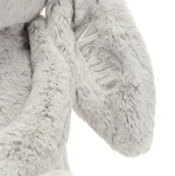 Personalised Bashful Silver Bunny Huge Online