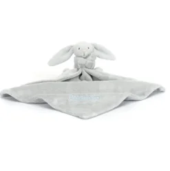 Personalised Bashful Silver Bunny Soother Online