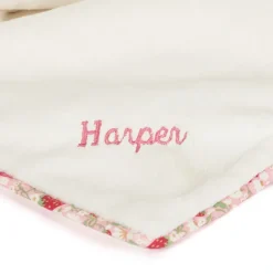 Personalised Blossom Cream Bunny 'Berry' Blankie Outlet