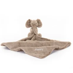 Personalised Smudge Elephant Soother Clearance