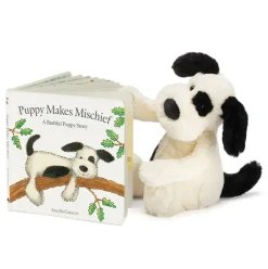 Puppy Makes Mischief Book and Bashful Puppy Medium Discount