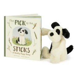 The Pick of the Sticks Book and Bashful Black & Cream Puppy Medium Online