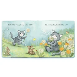 When I Wonder Book and Bashful Grey Kitty Medium Best